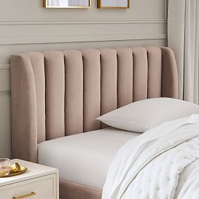 Best HD Pictures about  Avalon Channel Stitch Upholstered Bed  with No AI Images