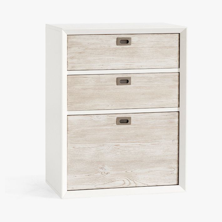 Callum Wall System 3-Drawer | Storage Bookshelf | Pottery Barn Teen