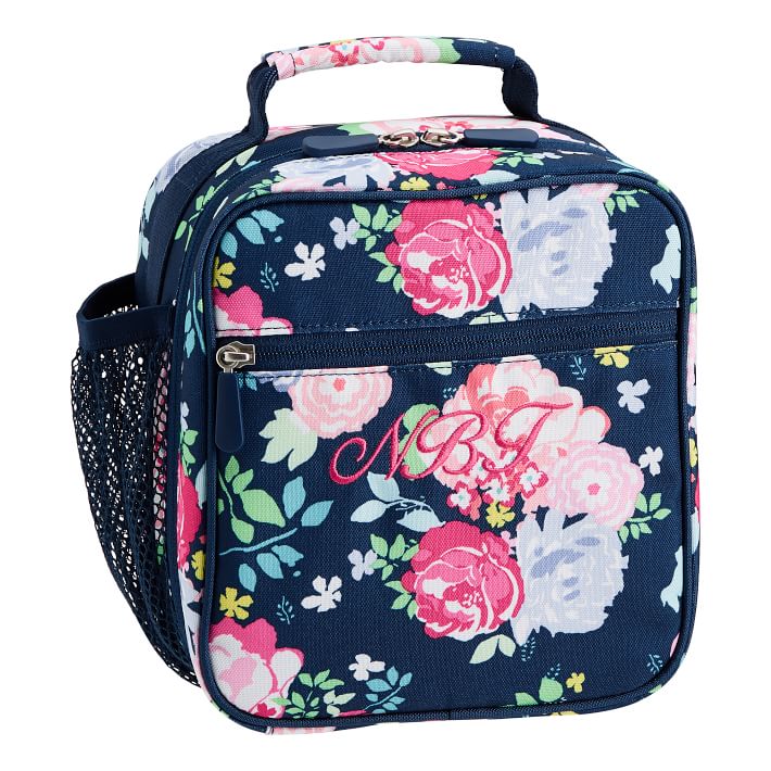 Gear-Up Garden Party Floral Navy Classic Lunch Bag | Pottery Barn Teen