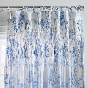 LoveShackFancy Garden Damask Smocked Curtain