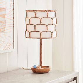 Bamboo Drum Table Lamp