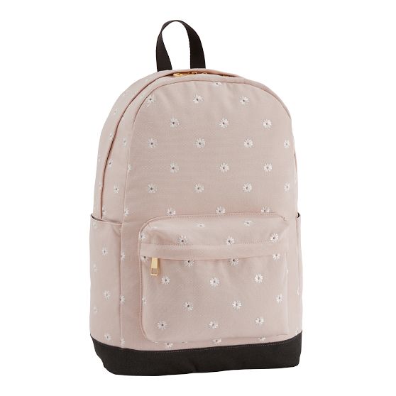 Emily Meritt Floral Blush Recycled Backpack Pottery Barn Teen