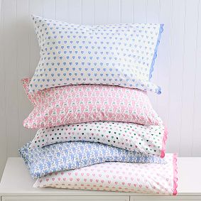 Roller Rabbit Multi Heart Organic Sheet Set