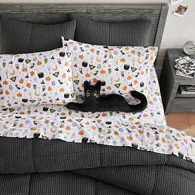 Black Cat Pillow