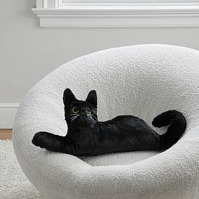 Black Cat Pillow