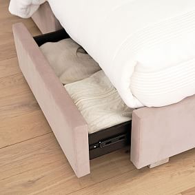 Avalon Upholstered Corner Storage Bed