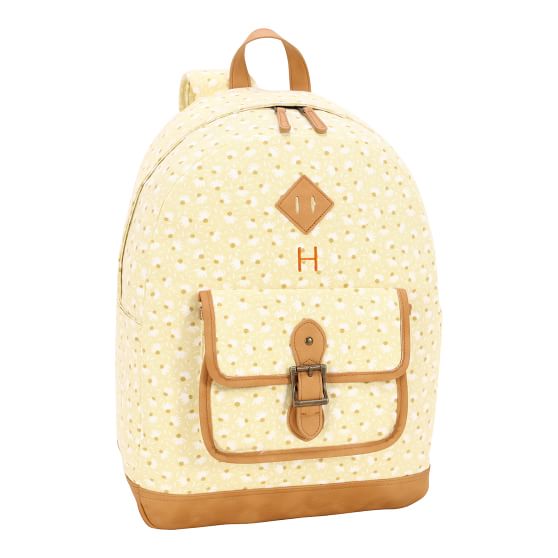 Northfield Yellow Floating Daisy Backpack Pottery Barn Teen