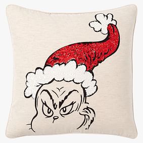 Grinch pillow cover sale