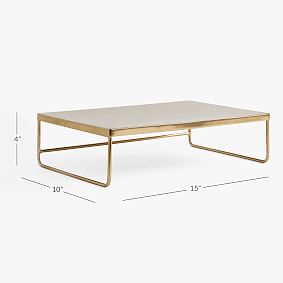 Gold Metal Desk Riser