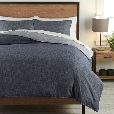 Pottery Barn Soft 2024 Gray Duvet