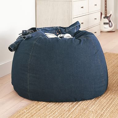 Wrangler Denim Bean Bag Chair Pottery Barn Teen