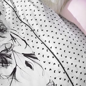 Monique Lhuillier Butterfly Sateen Sheet Set