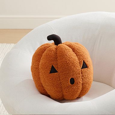 New Light Up newest Jack-O-Lantern Pumpkin Pottery Barn Pillow Sold Out