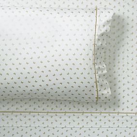 Monique Lhuillier Butterfly Sateen Sheet Set