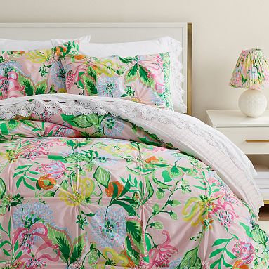 Pottery Barn top Kids Lilly Pulitzer Quilt & Sham