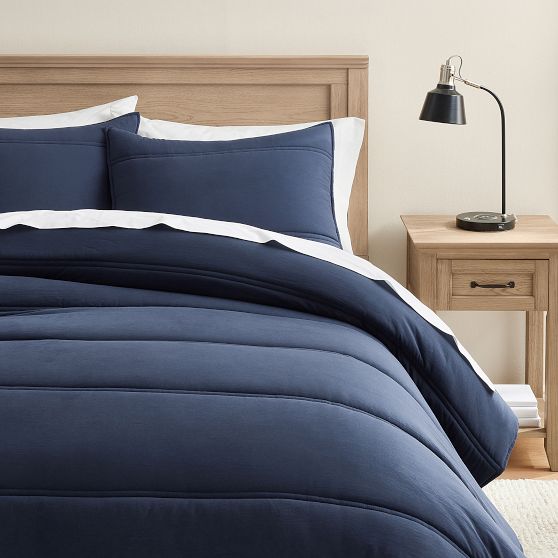 Super Plush Stripe Comforter | Pottery Barn Teen