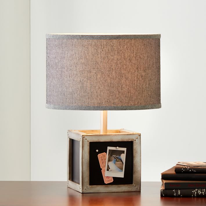 Galvanized Magnetic Table Lamp with USB