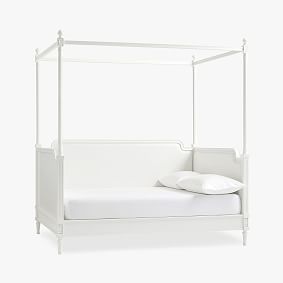 Colette Canopy Daybed, Twin, Simply White