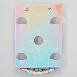 Ombre Basketball Beanbag Toss Game