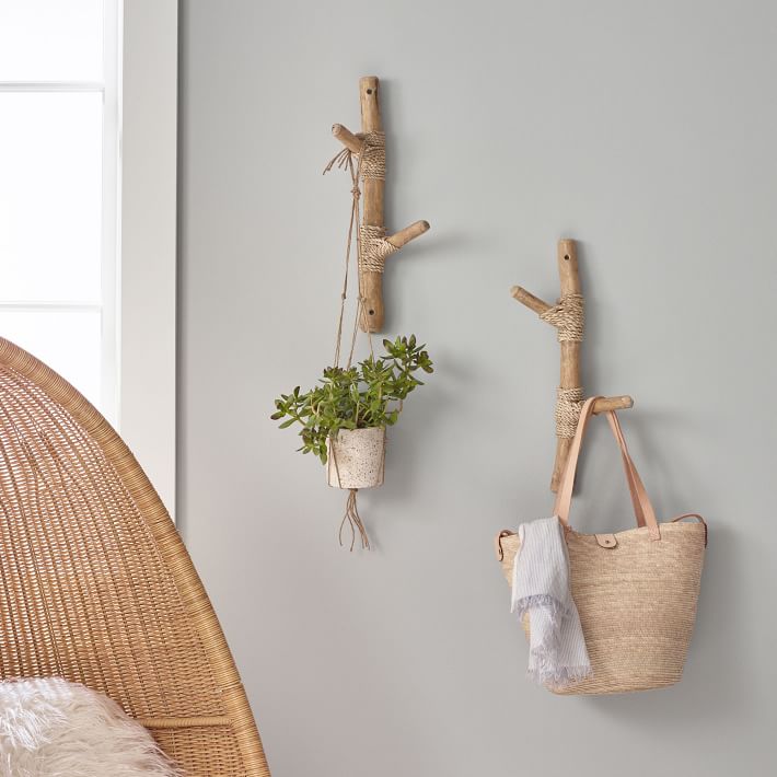 Driftwood Hooks, Set of 2