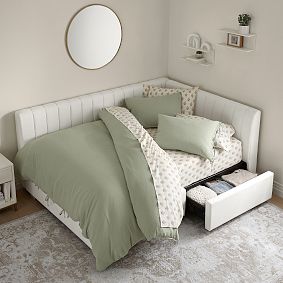 Avalon Upholstered Corner Storage Bed