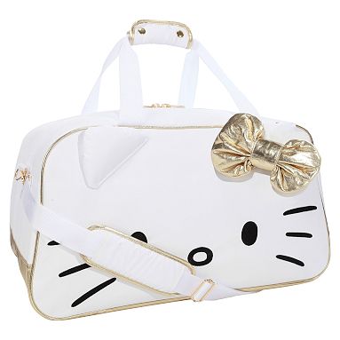 Hello Kitty Bow Pencil Case Pottery Barn 2024 Teens Grey Gold