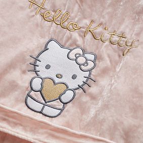 Hello Kitty® Metallic Velvet Robe | Pottery Barn Teen