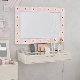 Marquee Light Wall Mirror (36"x24")