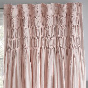 Velvet Smocked Top Blackout Curtain