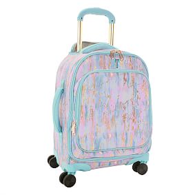 Jet Set Artsy Recycled Carry on Luggage Pottery Barn Teen