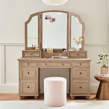 Storage vanity desk discount