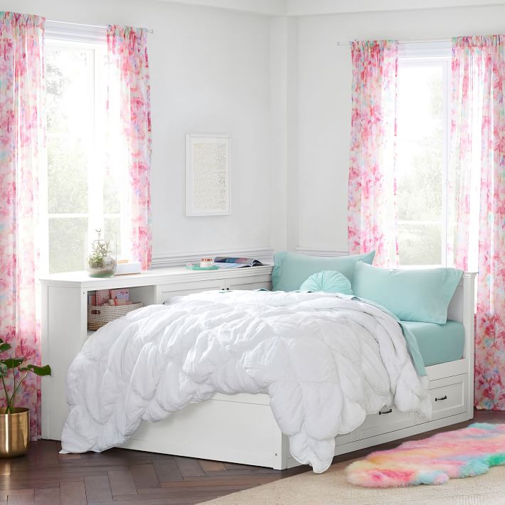 Corner storage bed full discount