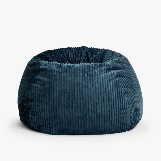 Midnight Chamois Bean Bag Chair