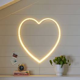 Heart Neon Wall Light