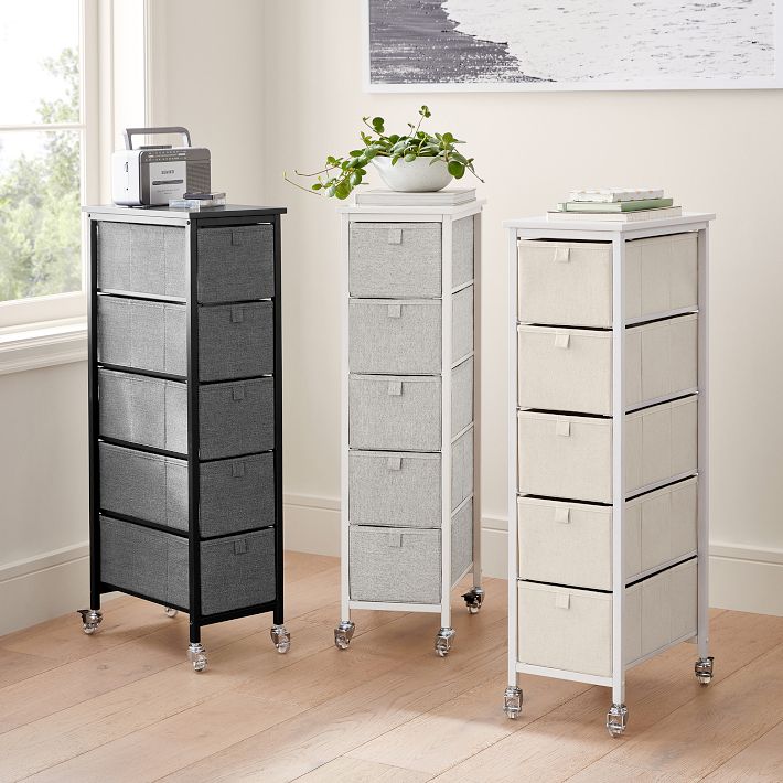 Pottery Barn Ready To Roll Cart Five on sale drawer cart