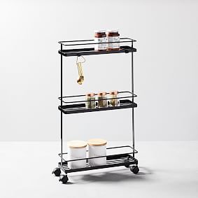 Slim Rolling Storage Cart