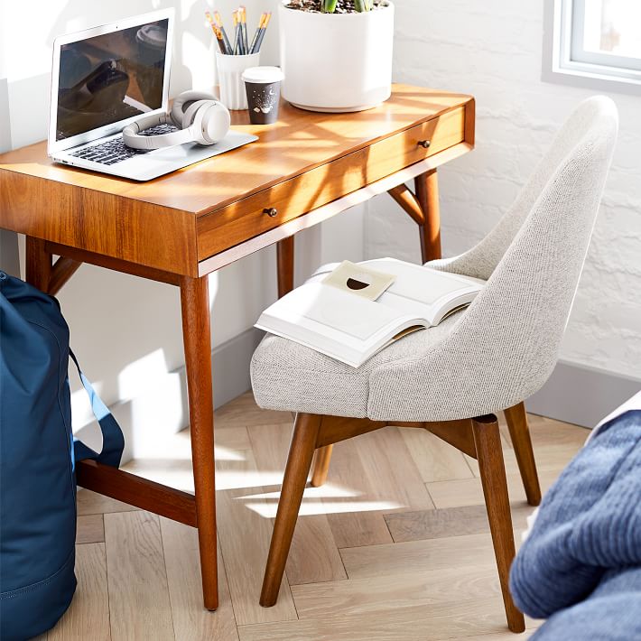 West Elm x PBT Mid Century Mini Writing Desk White