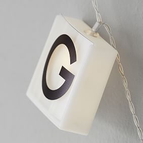 Personalized Light Box String Lights