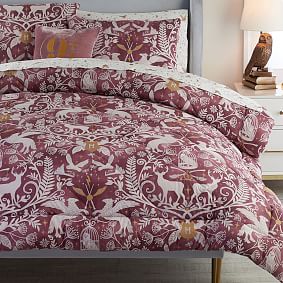 Pottery Barn ~Wizarding World~Harry Potter Magical Damask Duvet Cover discount TWIN