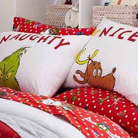 Dr. Seuss's The Grinch&#8482; Festive Percale Sheet Set