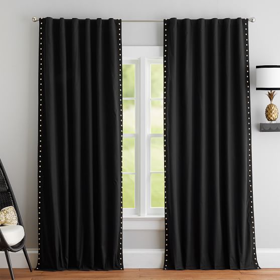 PB TEEN Emily & Merritt Striped Curtain Panels deals