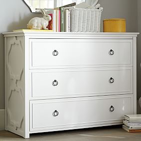 Evie 3-Drawer Wide Dresser (47w x 20d&quot;)