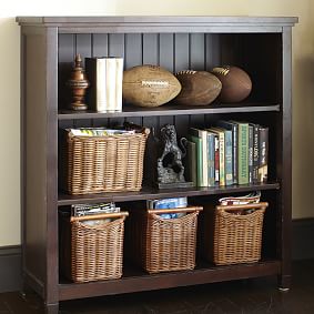 Beadboard Wide Bookcase (43&quot;)