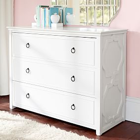 Evie 3-Drawer Wide Dresser (47w x 20d&quot;)