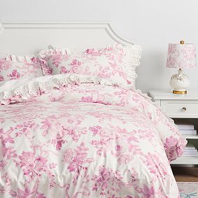 Pottery barn pink duvet hotsell