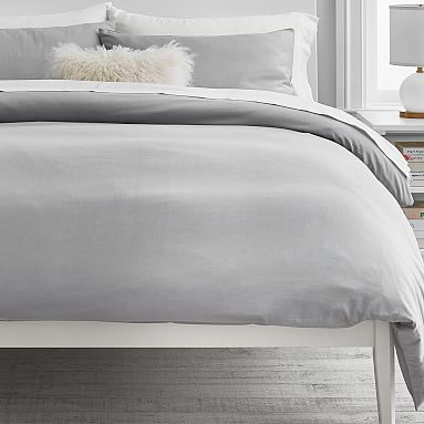 NEW Pottery Barn Teen Suite - Organic TWIN Duvet GRAY and BLACK outlets