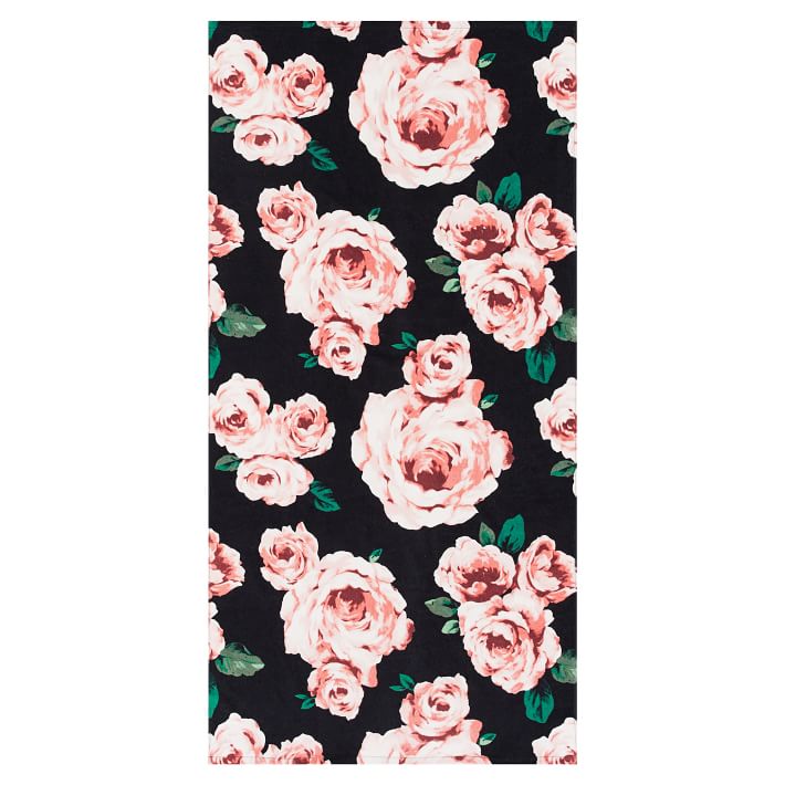 Emily &amp; Meritt Bed Of Roses Beach Towel