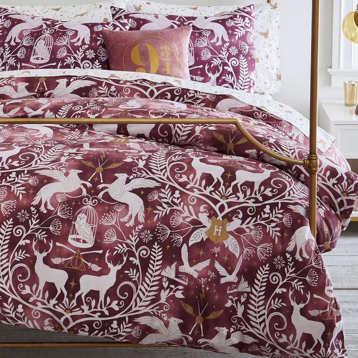 Harry Potter&#8482; Magical Damask Duvet Cover