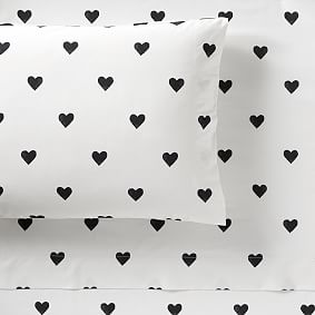 The Emily Meritt Heart Teen Sheet Set Pottery Barn Teen