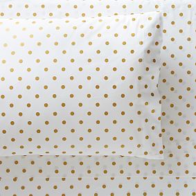 Emily &amp; Meritt Metallic Dottie Sheet Set